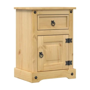Garden Furniture –  Nachtkastje Corona 45x35x64 cm massief grenenhout