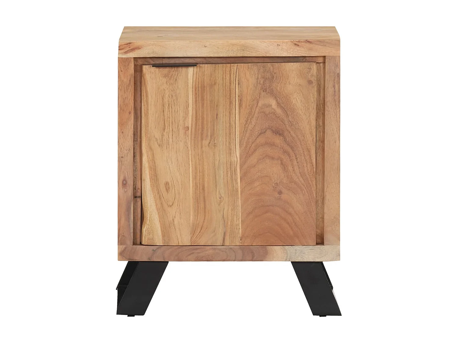 Garden Furniture - Nachtkastje met natuurlijke rand 40x30x50 cm massief acaciahout