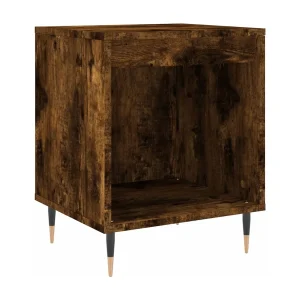 Dustin Mason Nachtkastje 40x35x50 cm bewerkt hout gerookt eikenkleurig Dustin Mason Nachtkastje 40x35x50 cm bewerkt hout gerookt eikenkleurig
