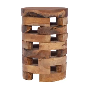 Garden Furniture – Nachtkastje 30x30x45 cm massief teakhout Garden Furniture – Nachtkastje 30x30x45 cm massief teakhout
