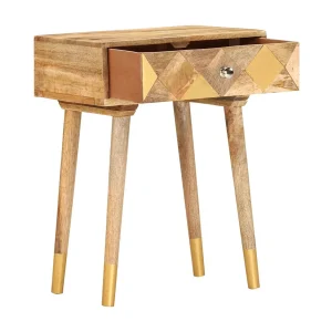 Garden Furniture – Nachtkastje 43x30x58 cm massief mangohout Garden Furniture – Nachtkastje 43x30x58 cm massief mangohout