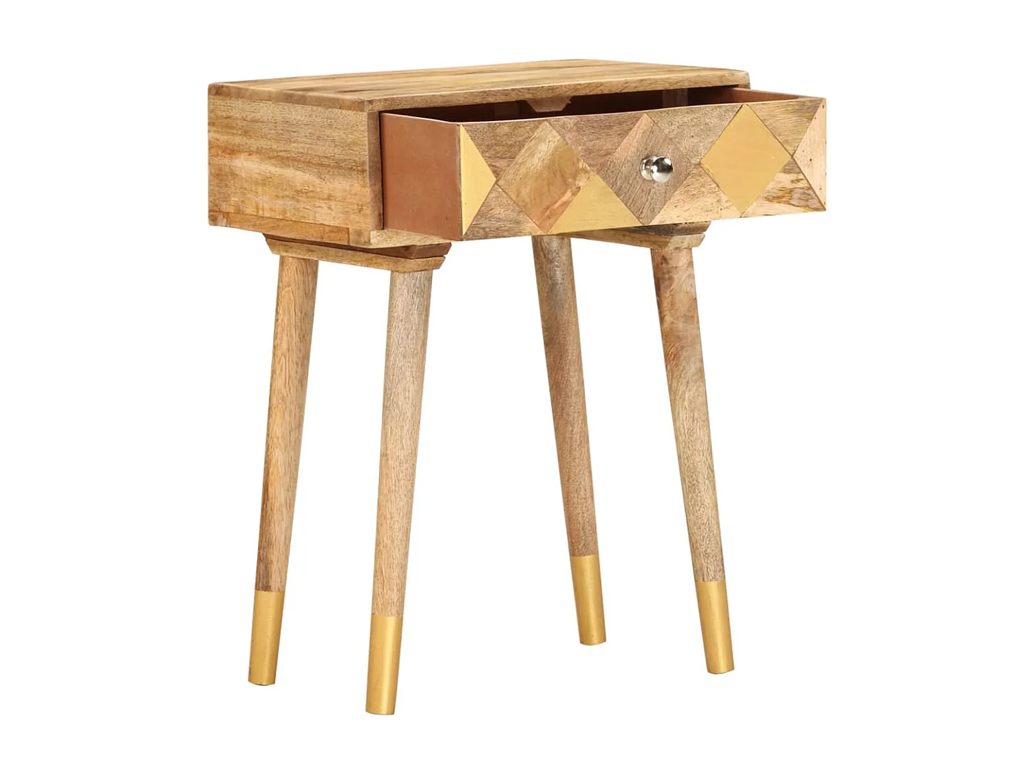 Garden Furniture - Nachtkastje 43x30x58 cm massief mangohout