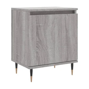 Felina Nachtkastje 40x30x50 cm bewerkt hout grijs sonoma eikenkleurig Felina Nachtkastje 40x30x50 cm bewerkt hout grijs sonoma eikenkleurig