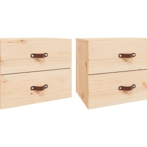 Elmont Nachtkastjes 2 st wandgemonteerd 50x36x40 cm Elmont Nachtkastjes 2 st wandgemonteerd 50x36x40 cm