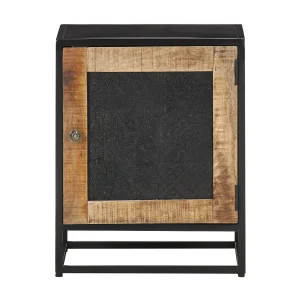 Garden Furniture – Nachtkastje 40x30x50 cm ruw mangohout Garden Furniture – Nachtkastje 40x30x50 cm ruw mangohout
