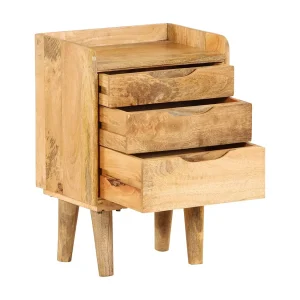 Garden Furniture – Nachtkastje 40x30x59,5 cm massief mangohout Garden Furniture – Nachtkastje 40x30x59,5 cm massief mangohout