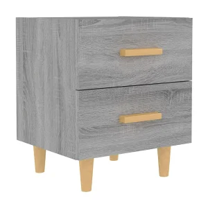 Ferrara Nachtkastje 40x35x47,5 cm grijs sonoma eikenkleurig Ferrara Nachtkastje 40x35x47,5 cm grijs sonoma eikenkleurig