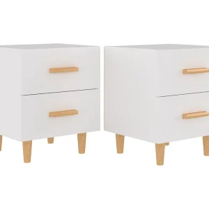 Ferrara Nachtkastjes 2 st 40x35x47,5 cm wit Ferrara Nachtkastjes 2 st 40x35x47,5 cm wit