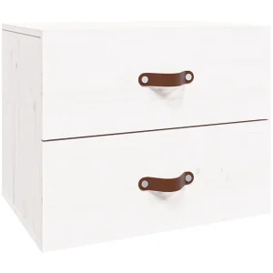 Elmont Nachtkastje wandgemonteerd 50x36x40 cm wit Elmont Nachtkastje wandgemonteerd 50x36x40 cm wit