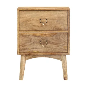 Garden Furniture – Nachtkastje 40x35x55 cm massief mangohout Garden Furniture – Nachtkastje 40x35x55 cm massief mangohout