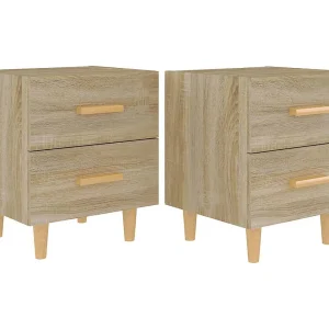 Ferrara Nachtkastjes 2 st 40x35x47,5 cm sonoma eikenkleurig Ferrara Nachtkastjes 2 st 40x35x47,5 cm sonoma eikenkleurig