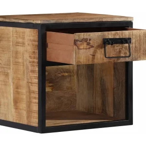Garden Furniture – Nachtkastje 40x35x40 cm massief mangohout Garden Furniture – Nachtkastje 40x35x40 cm massief mangohout