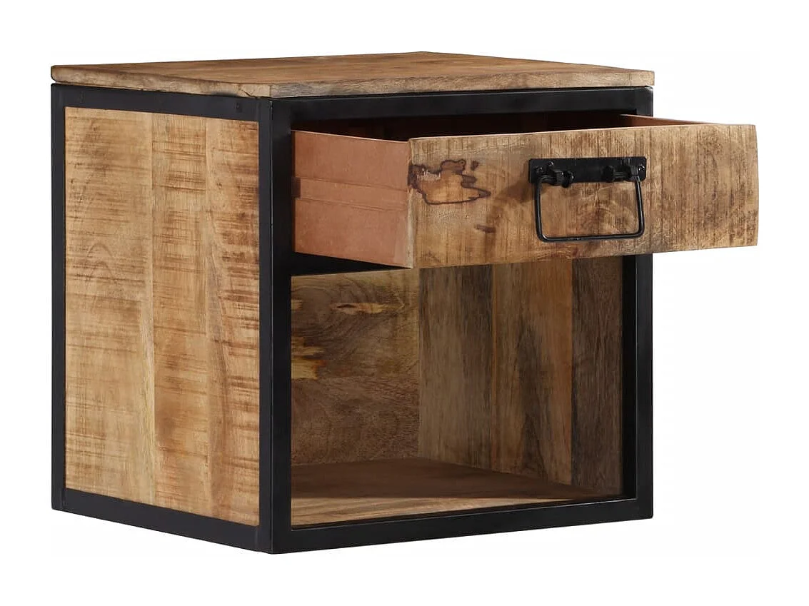 Garden Furniture - Nachtkastje 40x35x40 cm massief mangohout