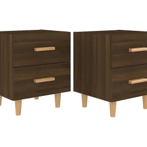 Ferrara Nachtkastjes 2 st 40x35x47,5 cm bruin eikenkleur Ferrara Nachtkastjes 2 st 40x35x47,5 cm bruin eikenkleur
