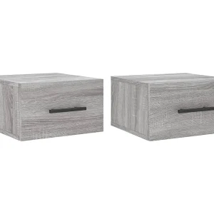 Evelyn Marie Nachtkastjes 2 st wandgemonteerd 35x35x20 cm grijs sonoma eiken Evelyn Marie Nachtkastjes 2 st wandgemonteerd 35x35x20 cm grijs sonoma eiken