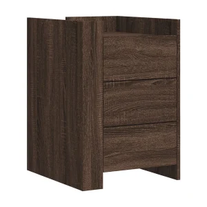 Frysa Nachtkastje 45x50x65 cm bewerkt hout bruin eikenkleurig Frysa Nachtkastje 45x50x65 cm bewerkt hout bruin eikenkleurig