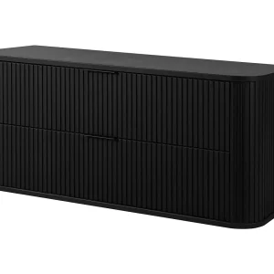ELEGANCE Hangend meubel onder wastafel 41,5 × 120,4 × 51,7 cm zwart ELEGANCE Hangend meubel onder wastafel 41,5 × 120,4 × 51,7 cm zwart