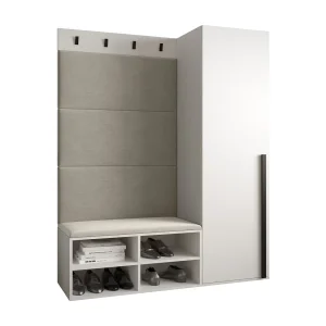 Garderobeset Miro 6 184/134/42 (Wit/Manila 02) Garderobeset Miro 6 184/134/42 (Wit/Manila 02)