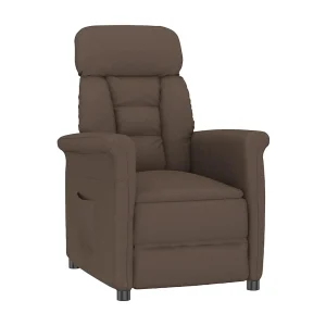 Fauteuil Recliner Bruin Donkerbruin 70.5 x 96.5 x 95 cm Stof Fauteuil Recliner Bruin Donkerbruin 70.5 x 96.5 x 95 cm Stof