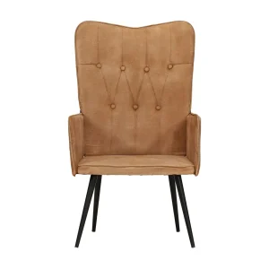 Fauteuil canvas bruin Fauteuil canvas bruin