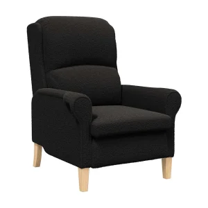 Fauteuil | Relaxstoel Zwart 76 x 94 x 102 cm Fauteuil | Relaxstoel Zwart 76 x 94 x 102 cm