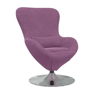 Eivormige stoel Paars 63 x 73 x 90 cm Fluweel Eivormige stoel Paars 63 x 73 x 90 cm Fluweel