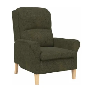 Fauteuil | Relaxstoel Leger groen 76 x 94 x 102 cm Kunstleer