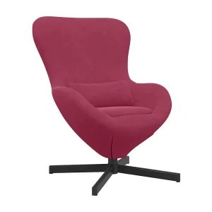 Eivormige stoel Wijnrood 63 x 73 x 90 cm Fluweel Eivormige stoel Wijnrood 63 x 73 x 90 cm Fluweel