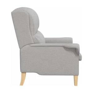 Fauteuil | Relaxstoel Wolken grijs 76 x 94 x 102 cm Stof Fauteuil | Relaxstoel Wolken grijs 76 x 94 x 102 cm Stof