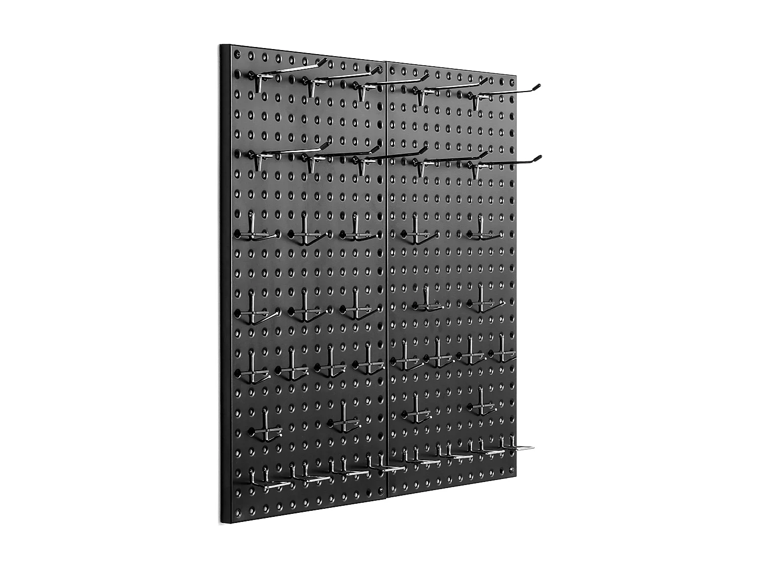 Geperforeerde Metalen Panelen SucceBuy, 2 Panelen, 609,6x304,8 mm, voor Garagegereedschap