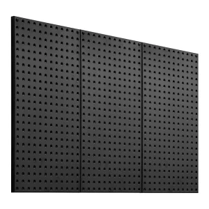 Geperforeerde Metalen Panelen SucceBuy, 3 Panelen, 609,6×304,8 mm, voor Garagegereedschap