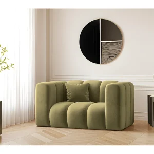 Fauteuil, Sofa Grand modulaire stof Salvador Olive Fauteuil, Sofa Grand modulaire stof Salvador Olive