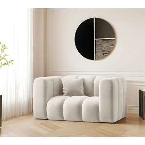 Fauteuil, bank Grand modulaire stof Salvador Lichtgrijs Fauteuil, bank Grand modulaire stof Salvador Lichtgrijs