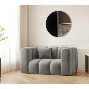 Fauteuil, bank Grand modulaire stof Salvador Grey Fauteuil, bank Grand modulaire stof Salvador Grey
