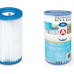 Intex Zwembad Filter Cartridge Type A – Pak van 3, Filtratie van 20 Micron, Wit