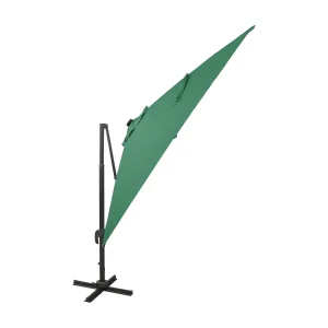 Filendra Zweefparasol met paal en LED-verlichting 300 cm groen Filendra Zweefparasol met paal en LED-verlichting 300 cm groen