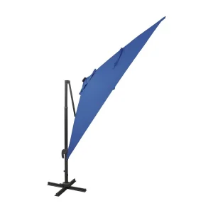 Filendra Zweefparasol met paal en LED-verlichting 300 cm azuurblauw Filendra Zweefparasol met paal en LED-verlichting 300 cm azuurblauw