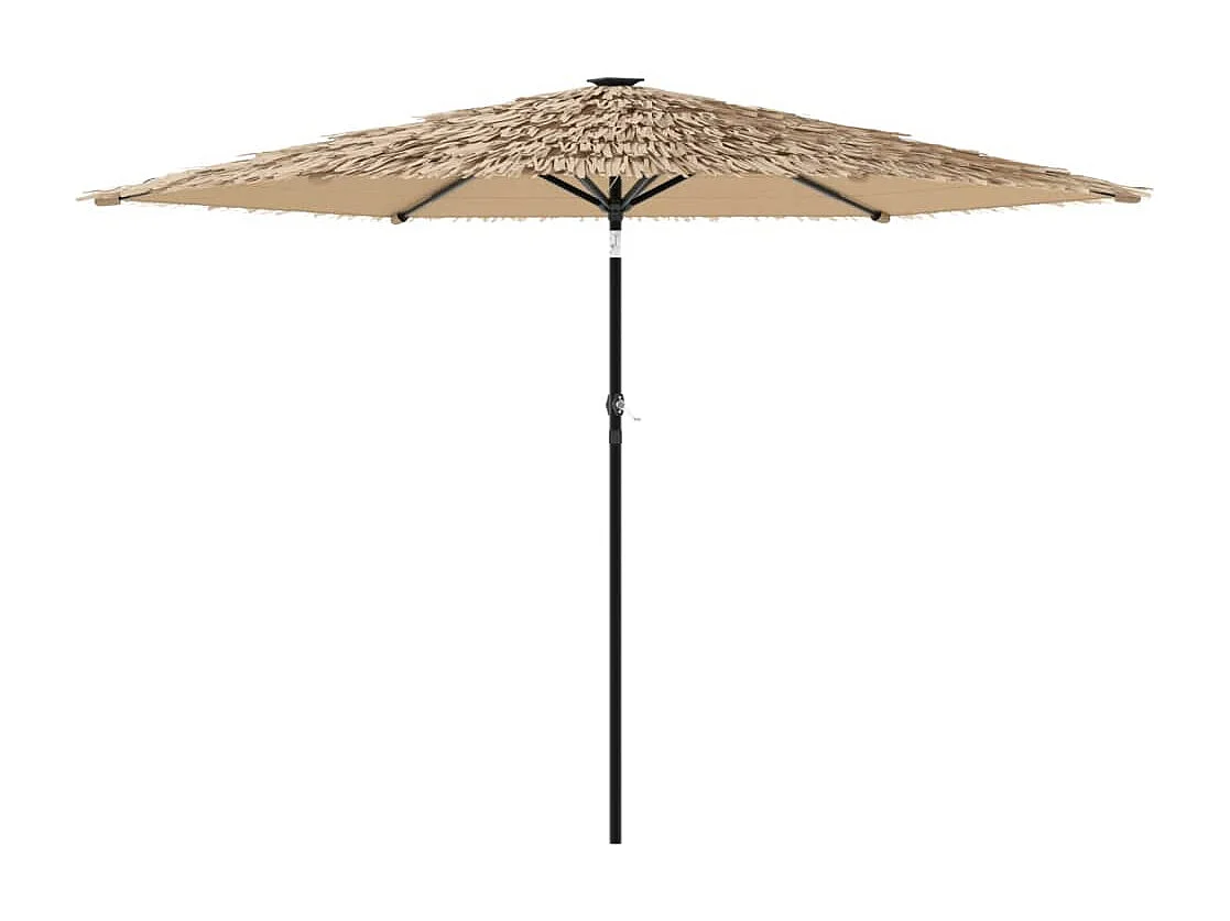 Draveil Parasol met stalen paal 288x288x225 cm bruin