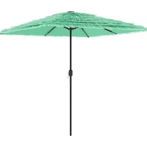 Draveil Parasol met stalen paal 248x248x248 cm groen Draveil Parasol met stalen paal 248x248x248 cm groen