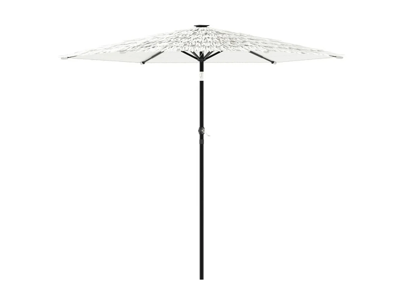 Draveil Parasol met stalen paal 268x268x226 cm wit