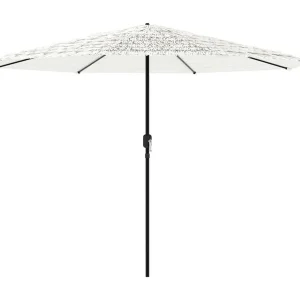 Draveil Parasol met stalen paal 388x388x248 cm wit Draveil Parasol met stalen paal 388x388x248 cm wit