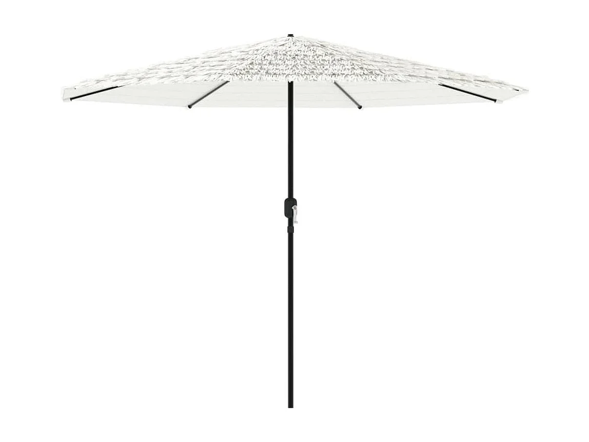 Draveil Parasol met stalen paal 388x388x248 cm wit