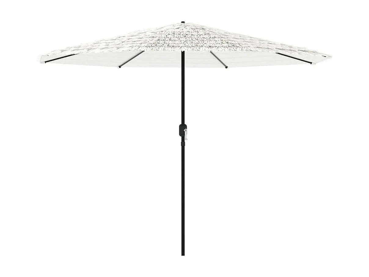 Draveil Parasol met stalen paal 324x324x247 cm wit