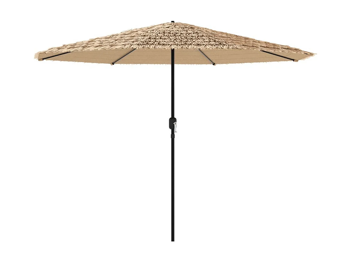 Draveil Parasol met stalen paal 388x388x248 cm bruin