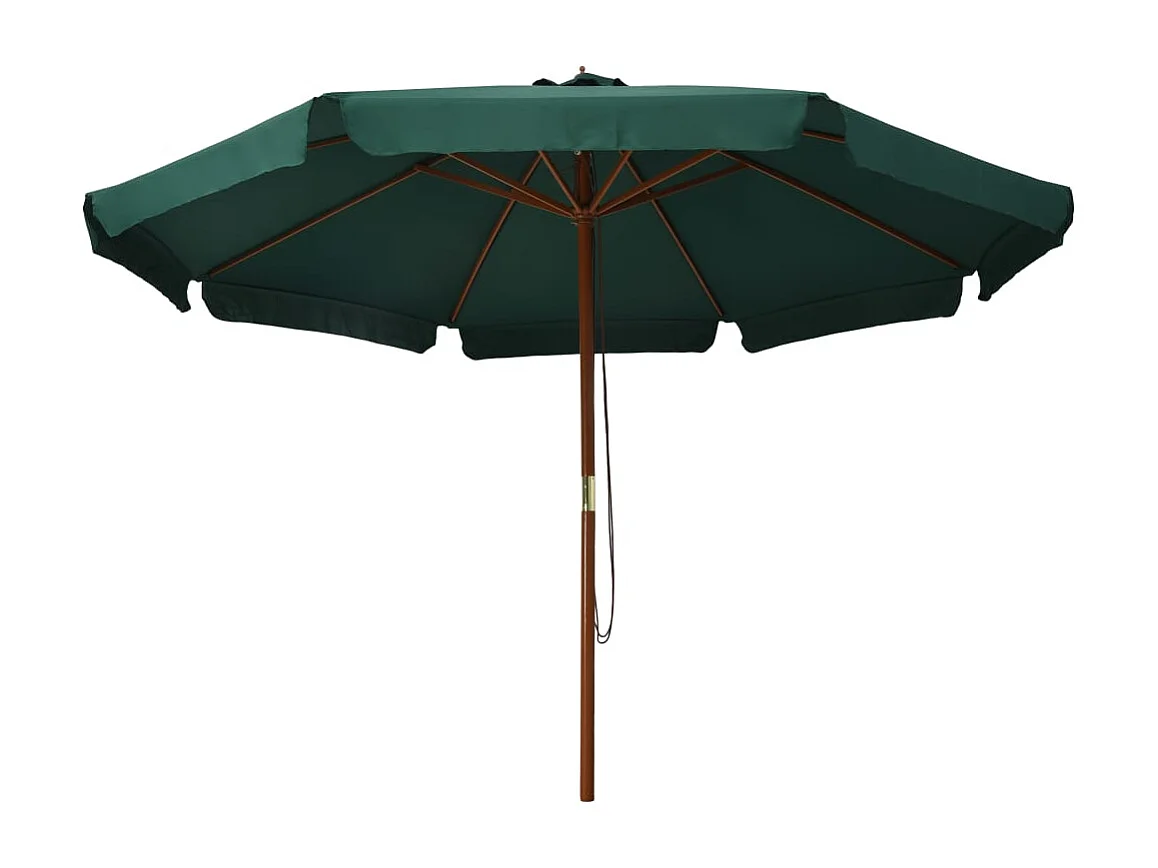 Eastvale Parasol met houten paal 330 cm groen