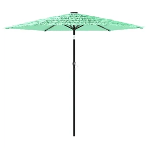 Draveil Parasol met stalen paal 268x268x226 cm groen Draveil Parasol met stalen paal 268x268x226 cm groen