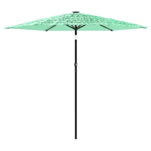 Draveil Parasol met stalen paal 223x223x213 cm groen Draveil Parasol met stalen paal 223x223x213 cm groen
