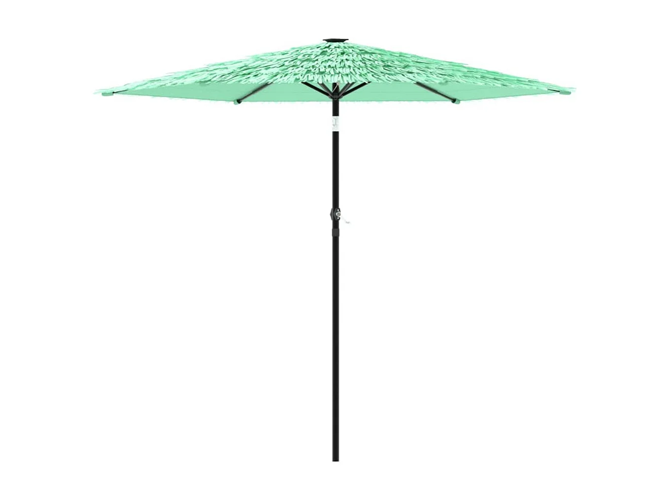 Draveil Parasol met stalen paal 223x223x213 cm groen