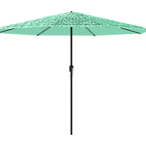 Draveil Parasol met stalen paal 388x388x248 cm groen Draveil Parasol met stalen paal 388x388x248 cm groen