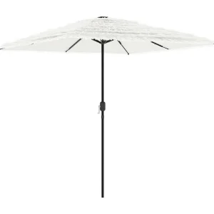 Draveil Parasol met stalen paal 248x248x248 cm wit Draveil Parasol met stalen paal 248x248x248 cm wit